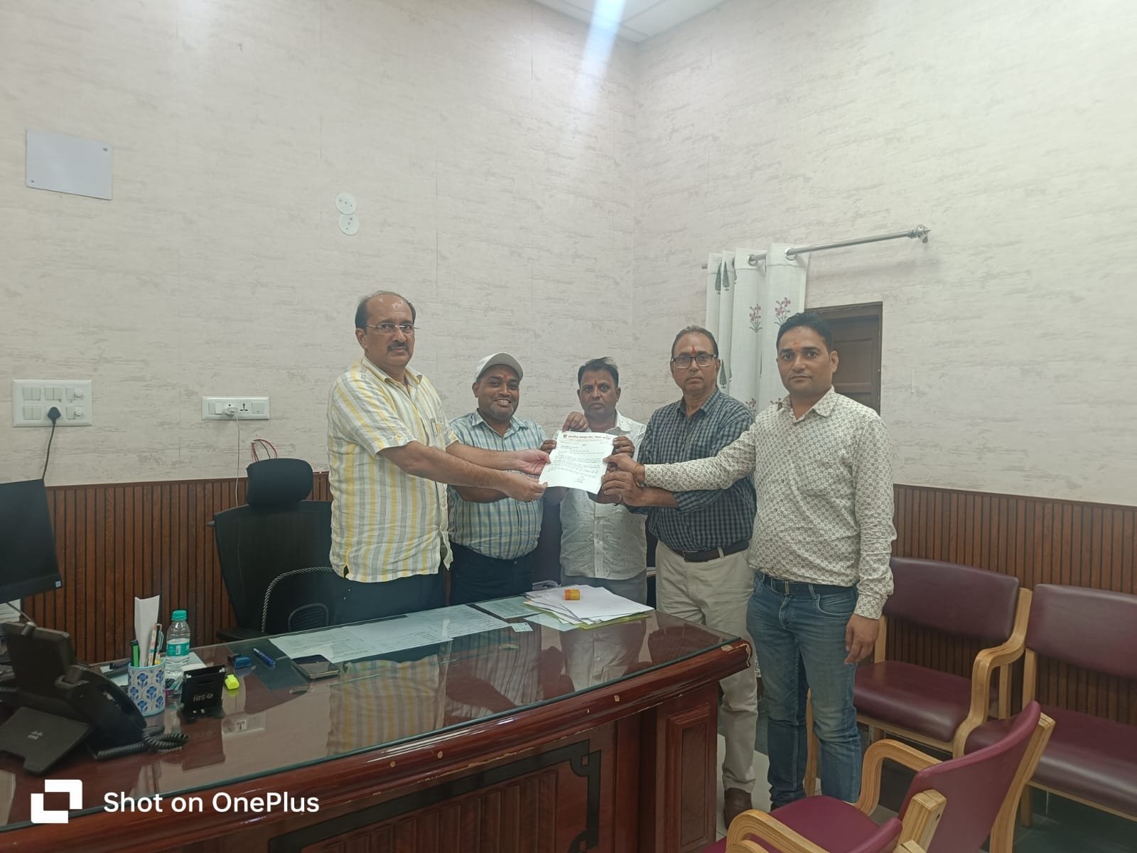 विश्वकर्मा जयंती पर बीएमएस ने दिया ज्ञापन, 17 सितंबर को राष्ट्रीय श्रम दिवस घोषित करने की मांग